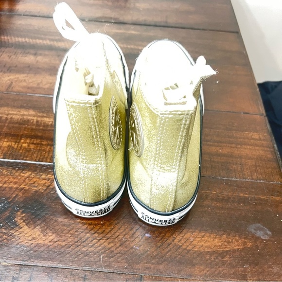 Converse Gold High Top women’s size 7.5 - Picture 2 of 7